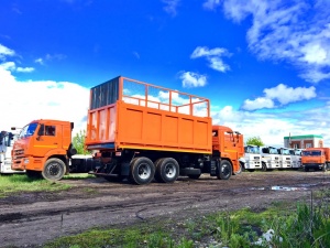 КамАЗ Силосовоз 65115 объем 29 м/куб (ПТС 4590Е1) (кузов СУ5.0С) СУ5.0С КамАЗ Силосовоз 65115 объем 29 м/куб (ПТС 4590Е1) (кузов СУ5.0С) СУ5.0С